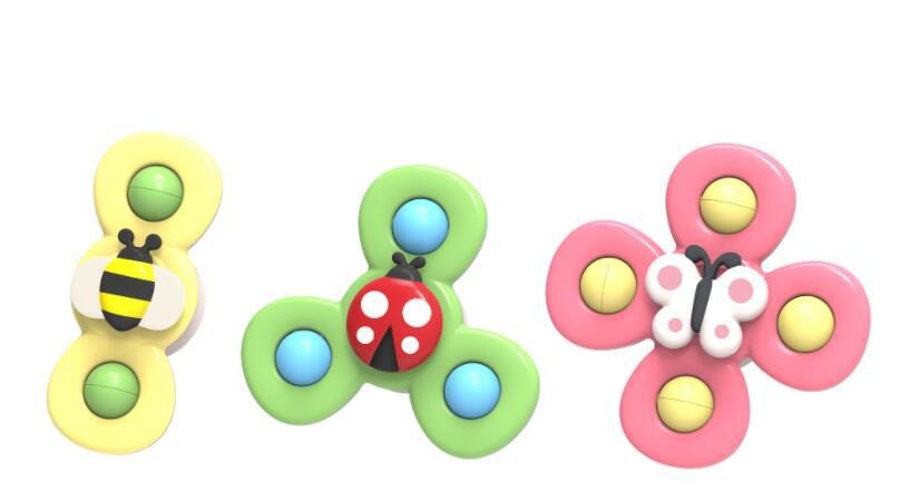 Hot Selling Suction Cup Spinner Toys Baby Fidget Spinner Toy Spinning Toys for Toddlers