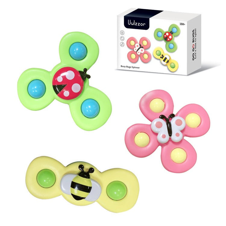 Hot Selling Suction Cup Spinner Toys Baby Fidget Spinner Toy Spinning Toys for Toddlers