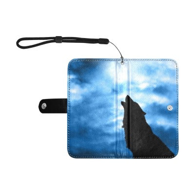 Flip Leather Purse for Mobile Phone(Model1704)