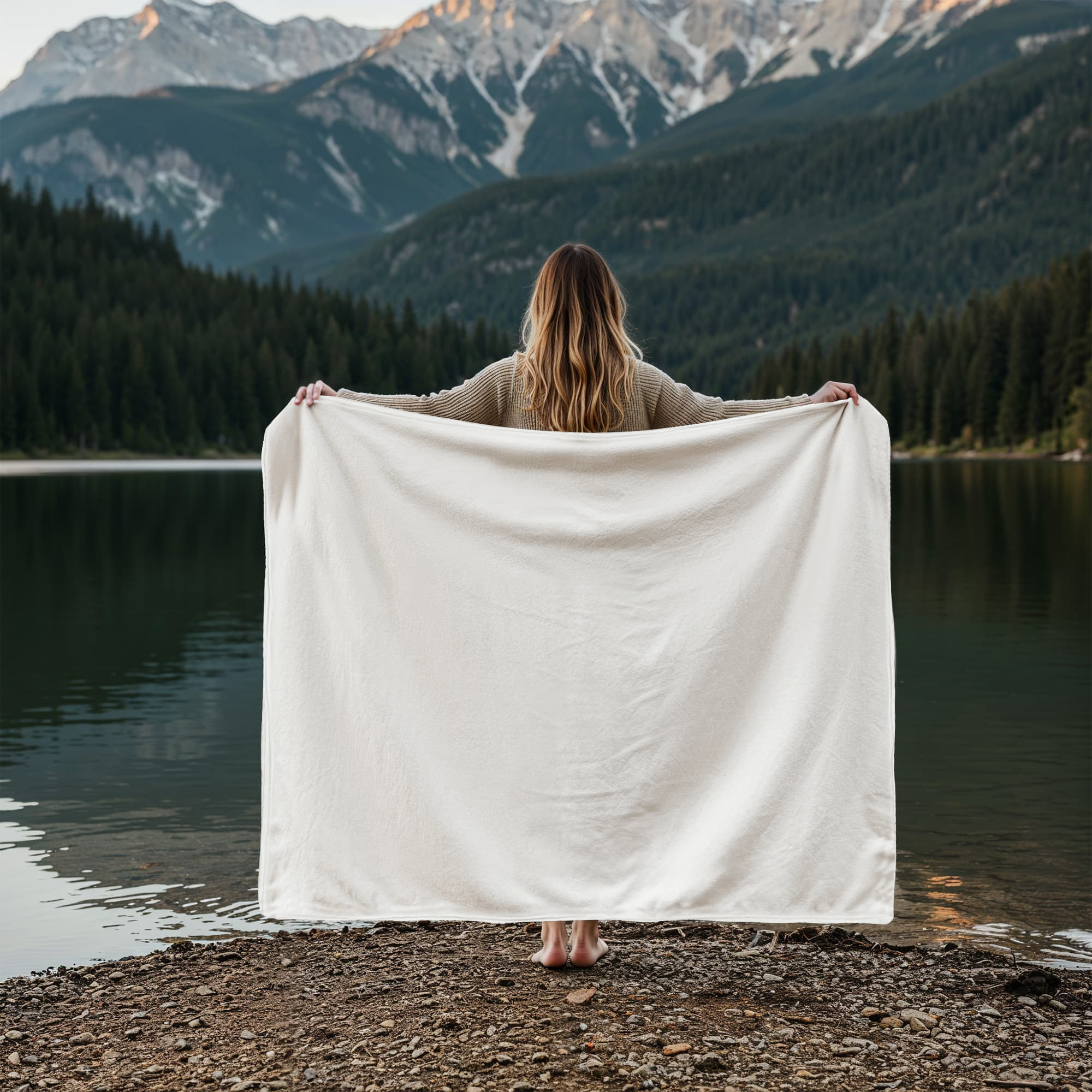 Jersey Fleece Blanket 60" x 50"