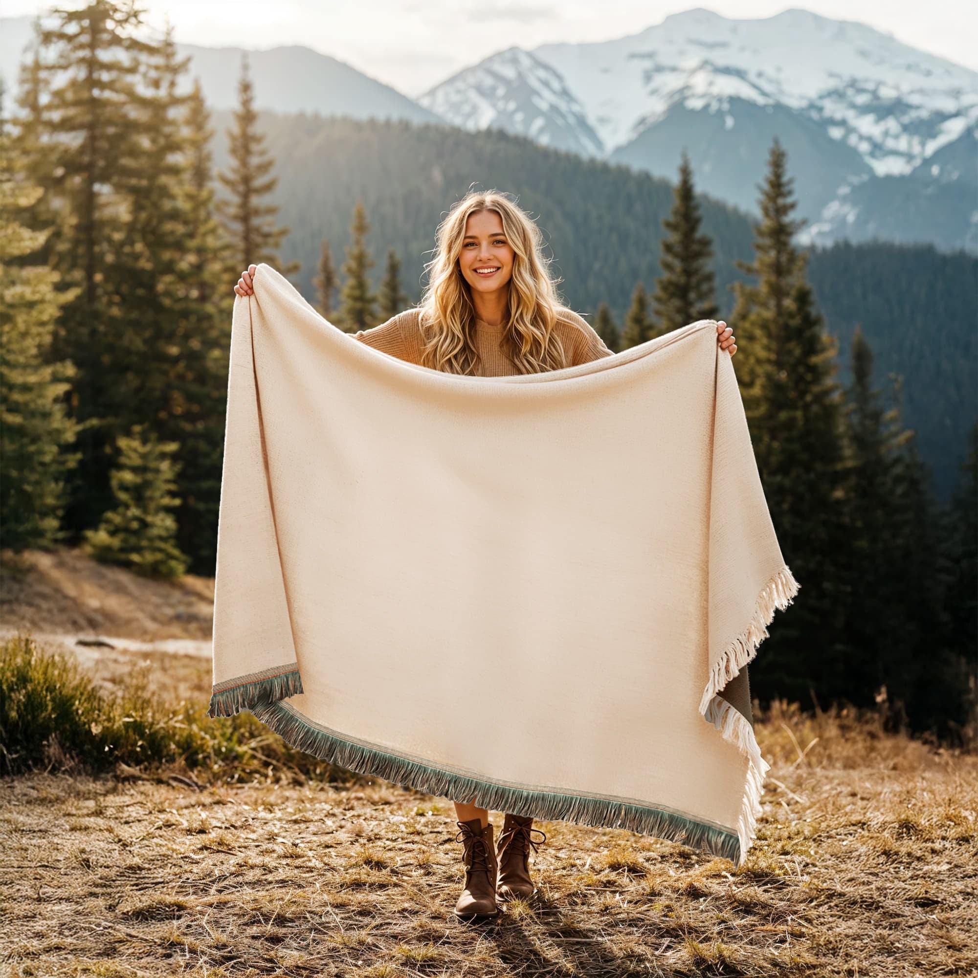 Printed Woven Blanket (Landscape)