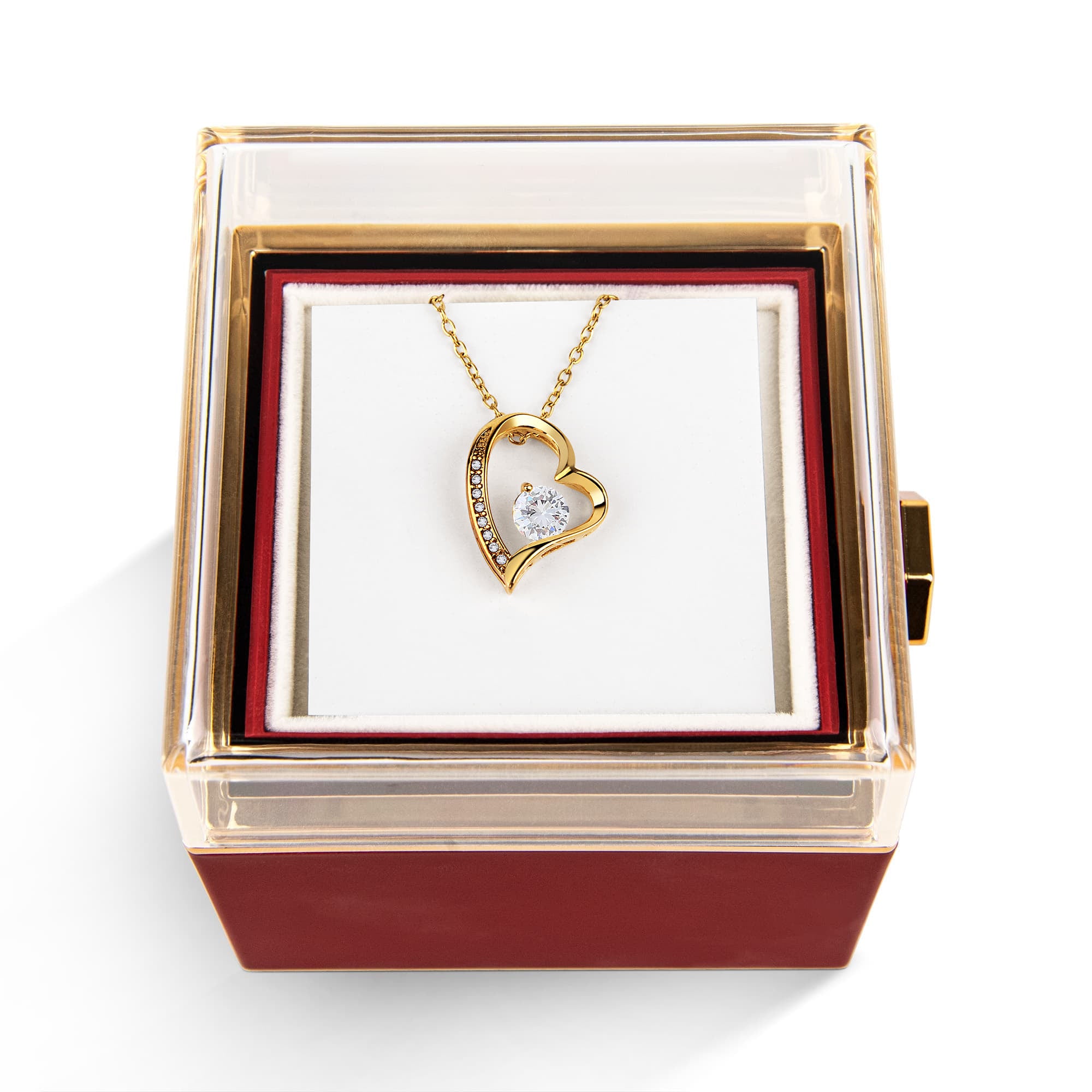 Forever Love with Rotating Rose Gift Box